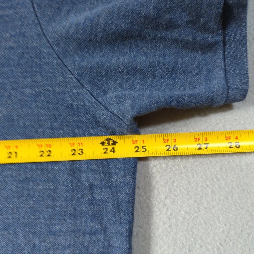 Polo Ralph Lauren Polo Shirt Mens XXL Blue Custom Fit Heathered Cotton Red Pony